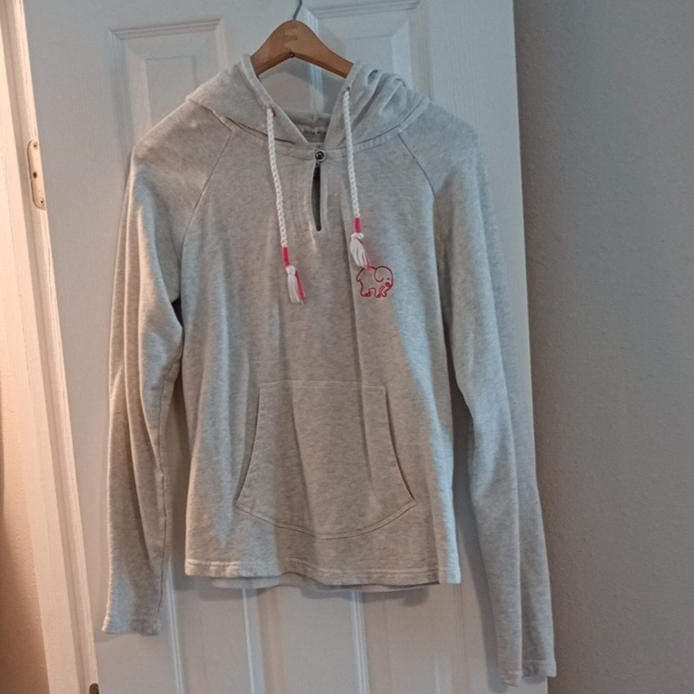 Ivory Ella Pink and Gray Sweater